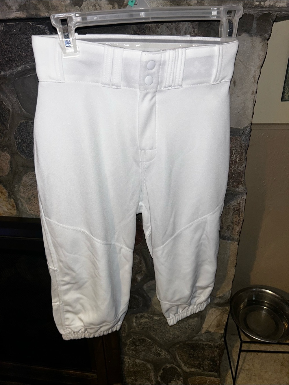 Women’s White Athletic Baseball Pants